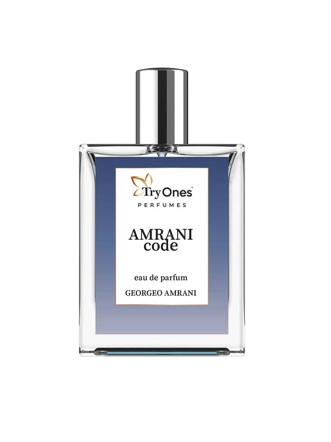 

TRYONES Amrani Code Long Lasting Eau De Parfume - 50 ml, Blue