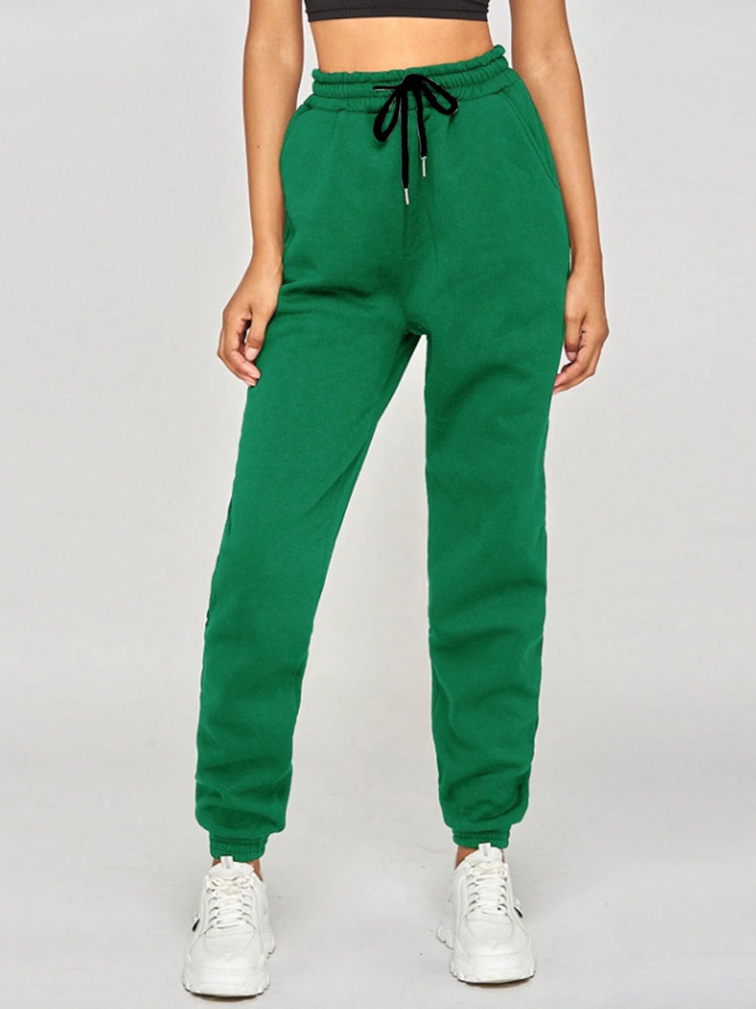

TABADTOD Women Relaxed Regular Fit Mid-Rise Jogger, Green