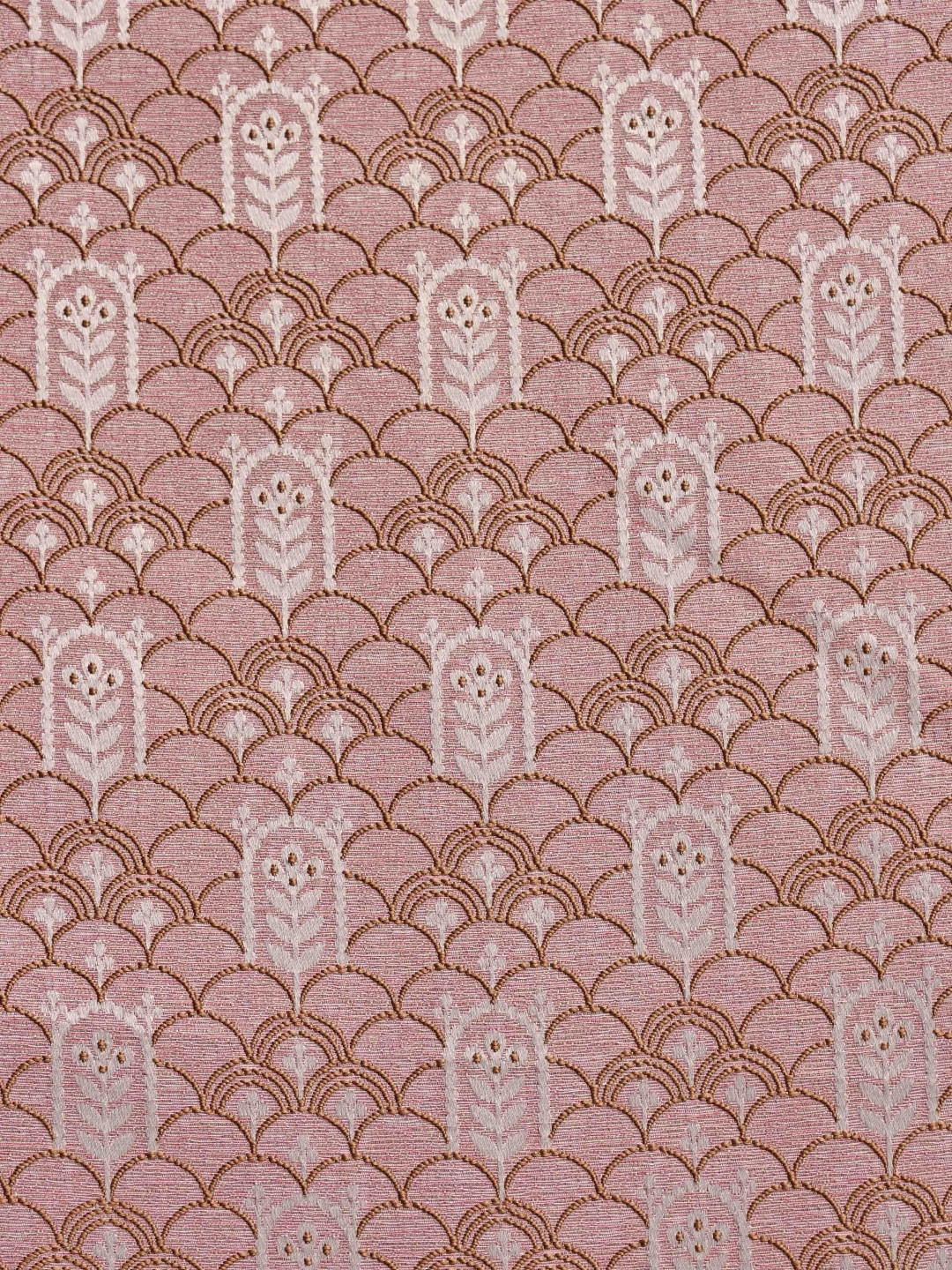 

Ariana Mehraab Pink & Brown Geometric Printed Door Curtain