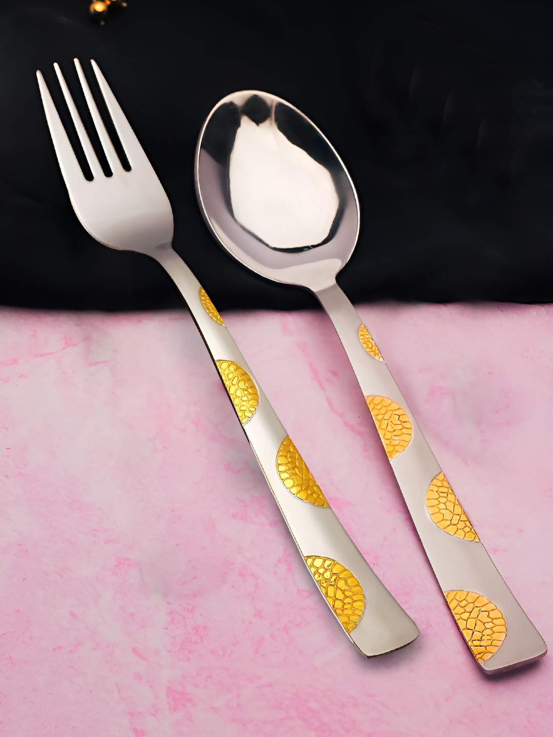 

Parage Gold-Toned Stainless Steel Cutlery Set of