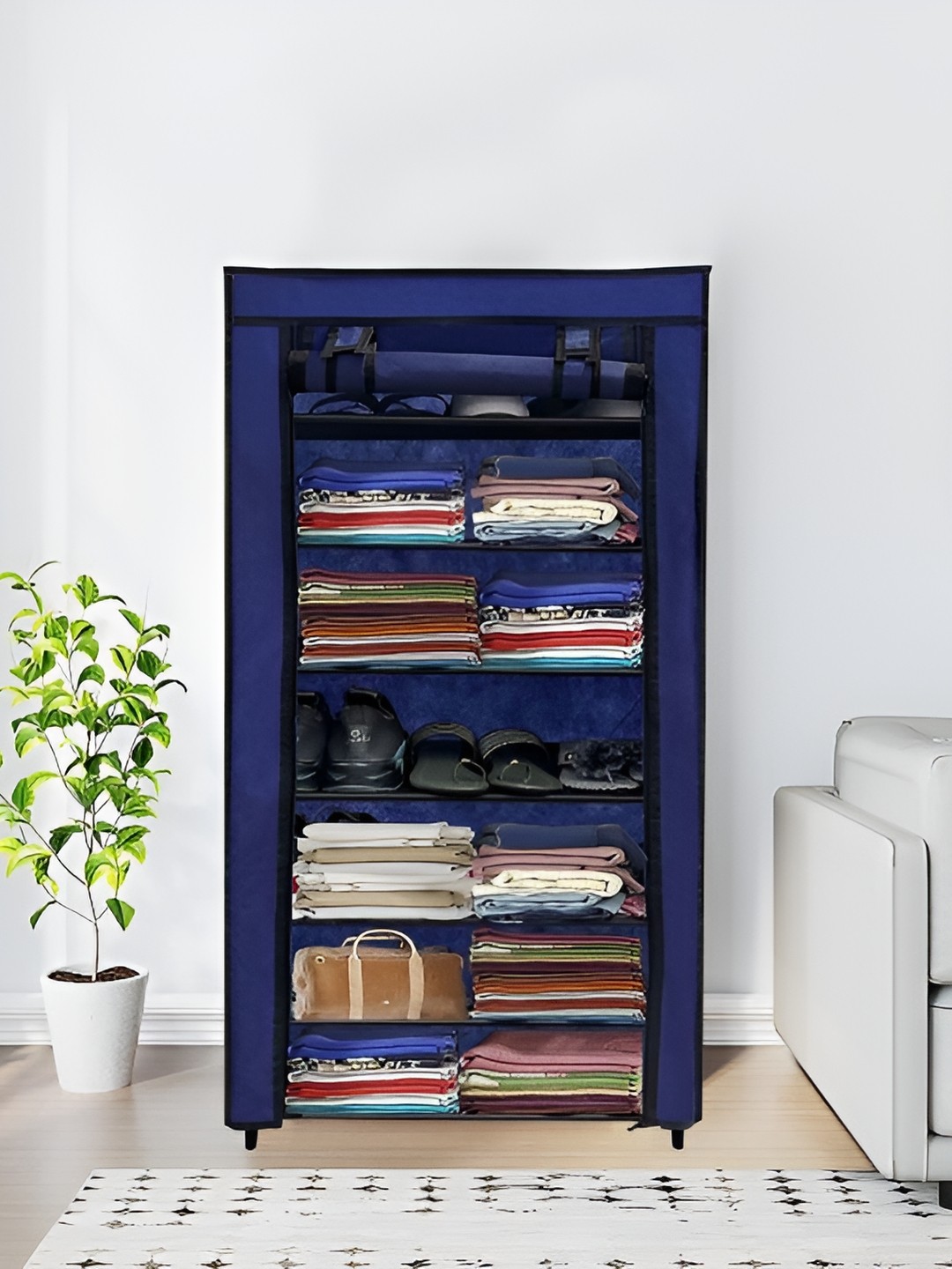 

Rmerchants Blue & Black 4 Tier Water Resistant Multi-Utility Organiser
