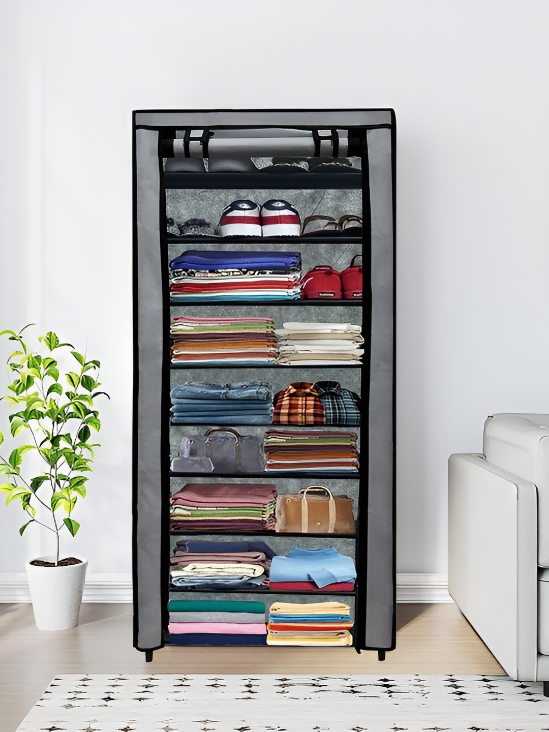 

Rmerchants Grey & Black 9 Tier Water Resistant Multi-Utility Organiser