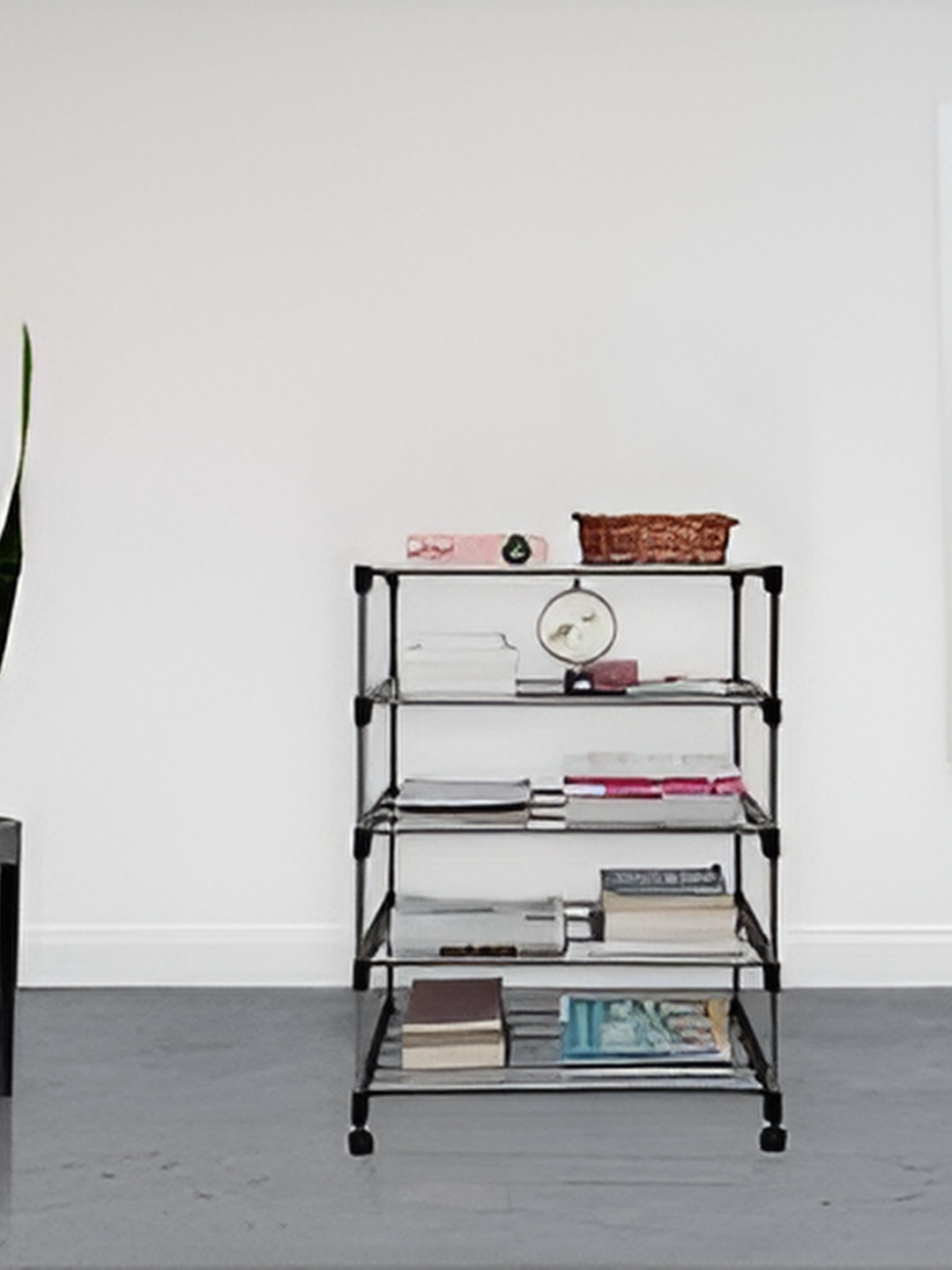 

Rmerchants Silver-Toned & Black Water Resistant 5 Tier Multi-Utility Organiser