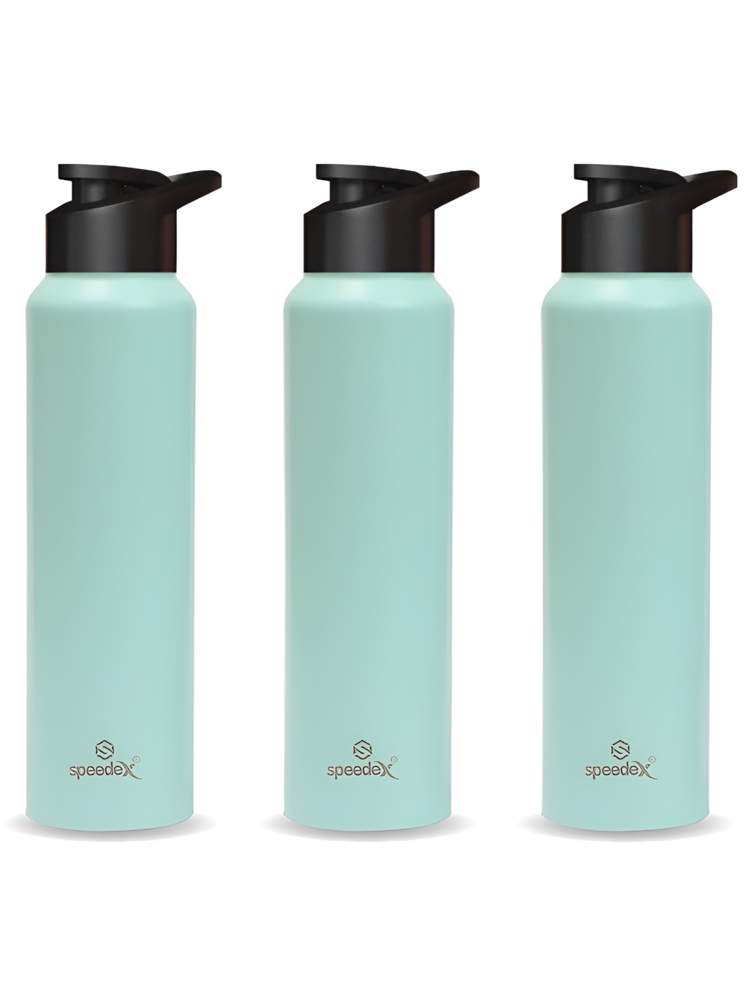

Speedex Green & Black 3 Pieces Stainless Steel Water Bottles 1 L