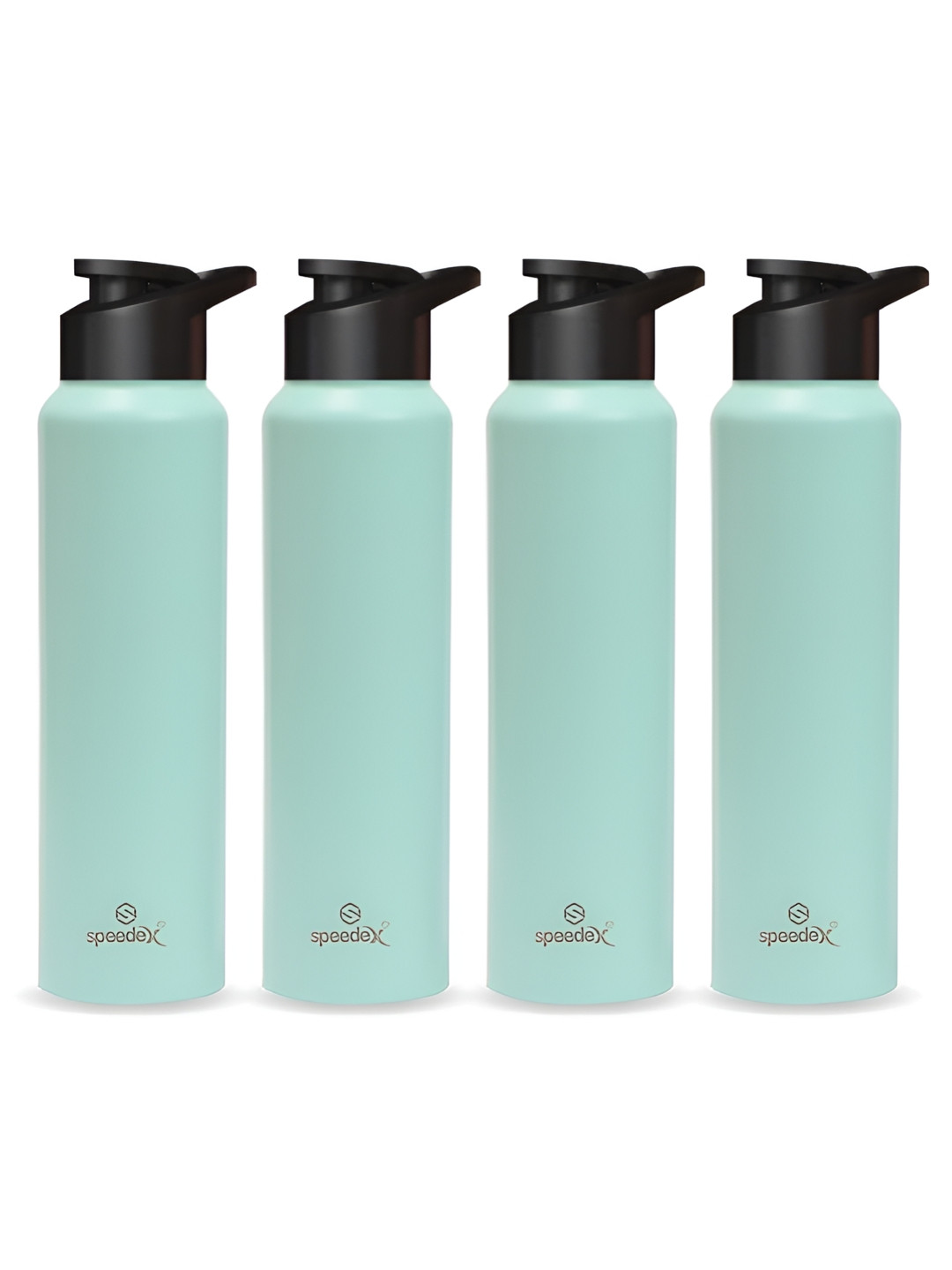

Speedex Green & Black 4 Pieces Stainless Steel Water Bottle 1L Each