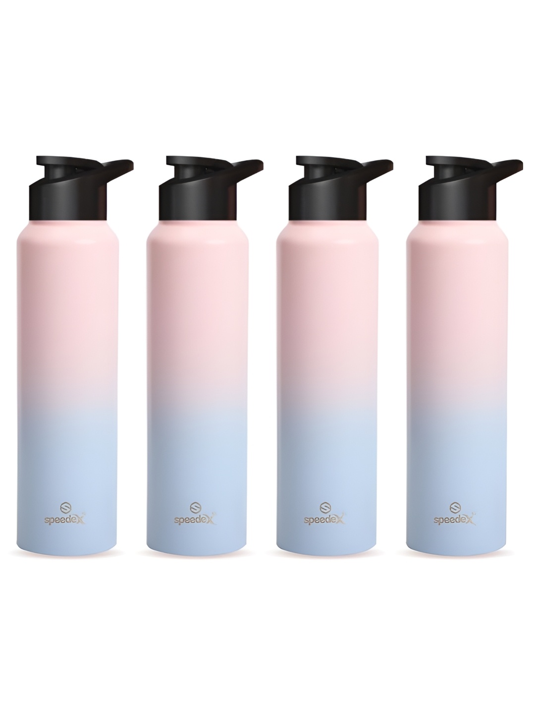 

Speedex Pink & Blue 4 Pieces Stainless Steel Water Bottle 1L Each