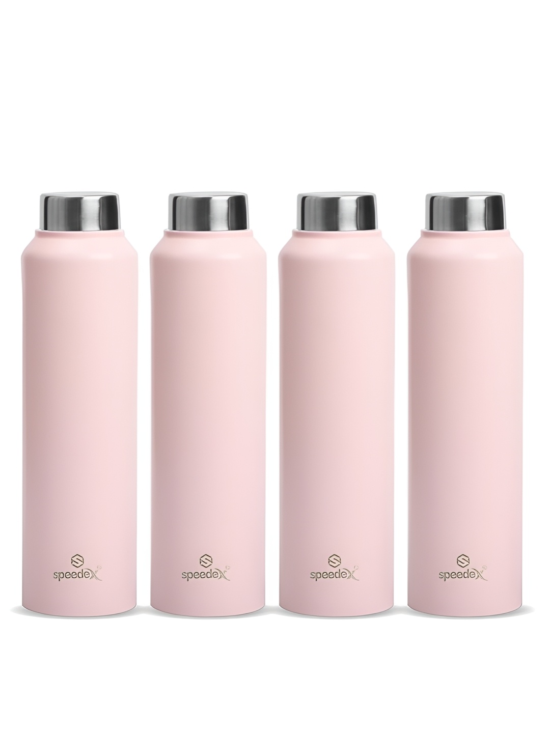 

Speedex Pink & Silver Toned 4 Pieces Stainless Steel Water Bottle 1L