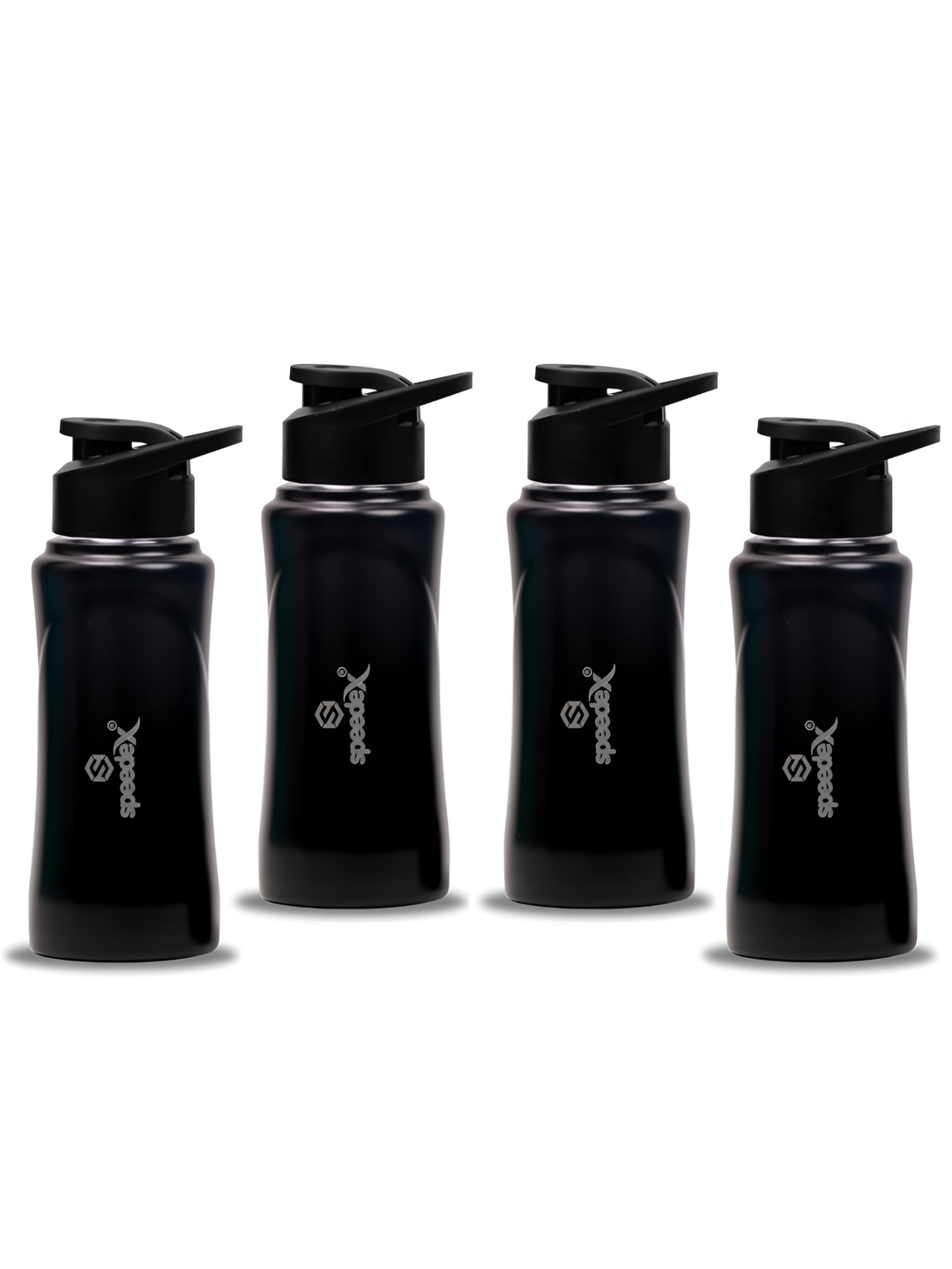 

Speedex Black 4 Pieces Brand Logo Printed Stainless Steel Water Bottle 500 ml Each