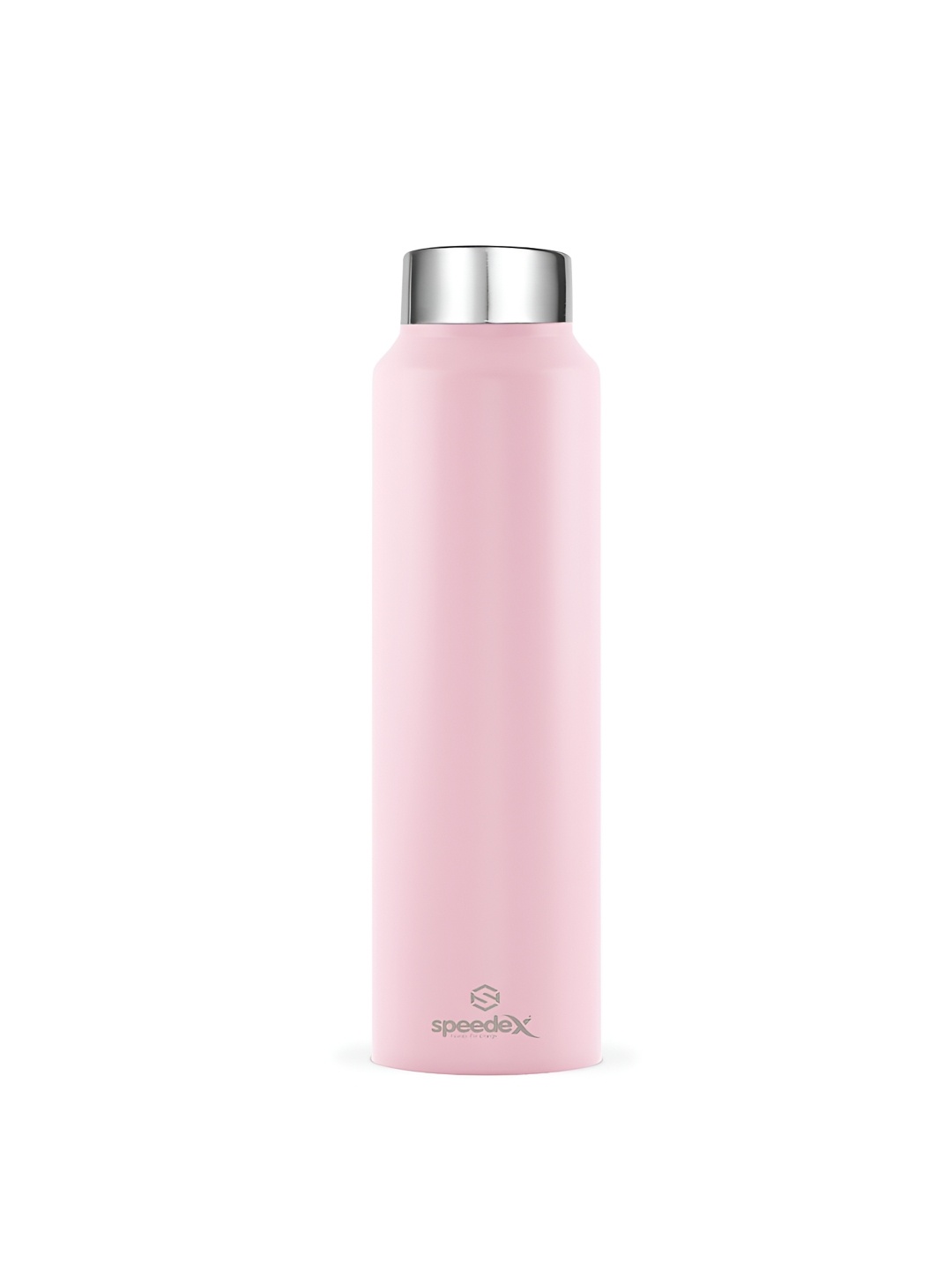 

Speedex Pink and Silver-Toned Stainless Steel Water Bottle 1L