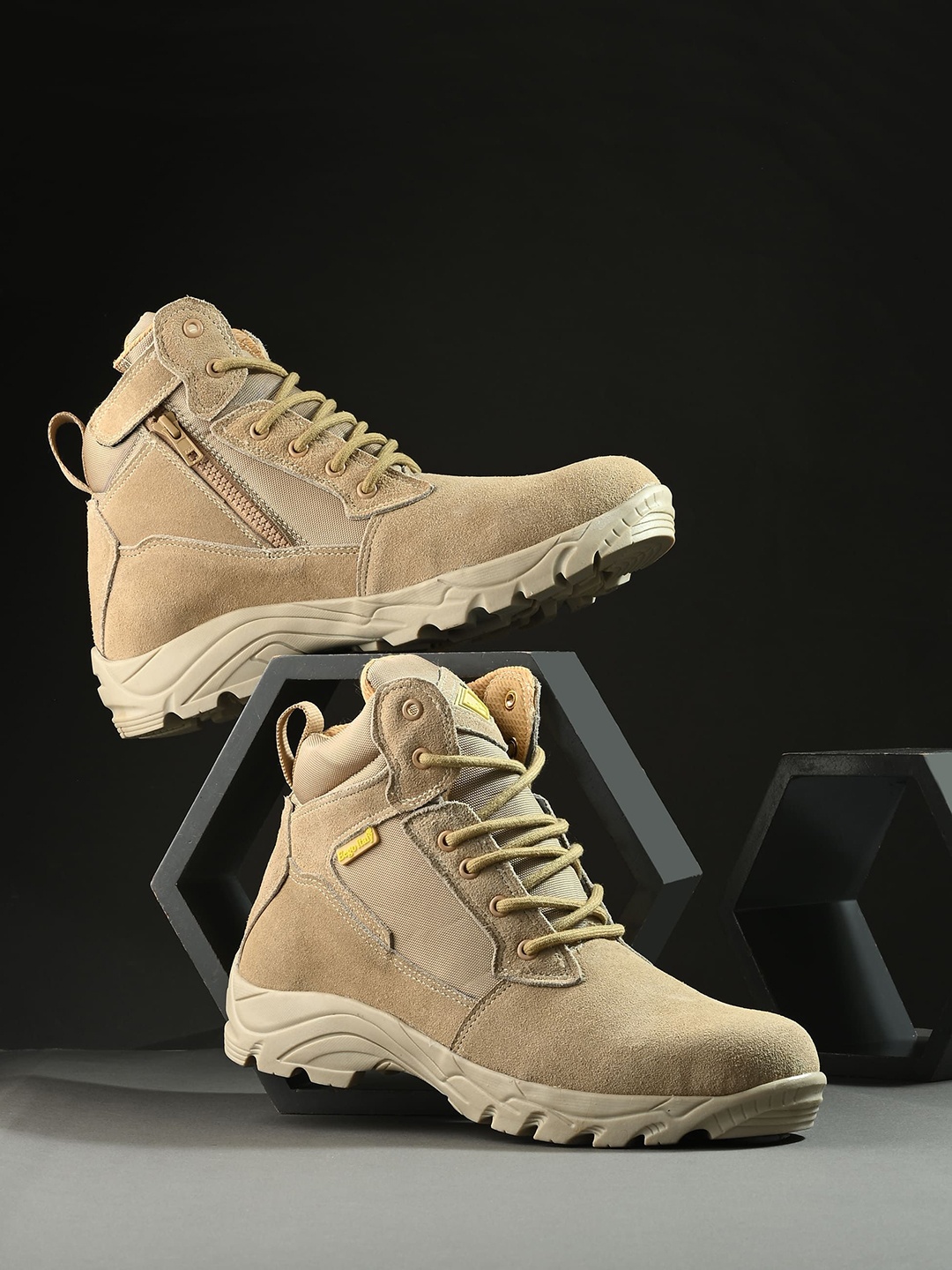 

Eego Italy Men SOLDIER2 007 Military and Tactical Boots, Beige