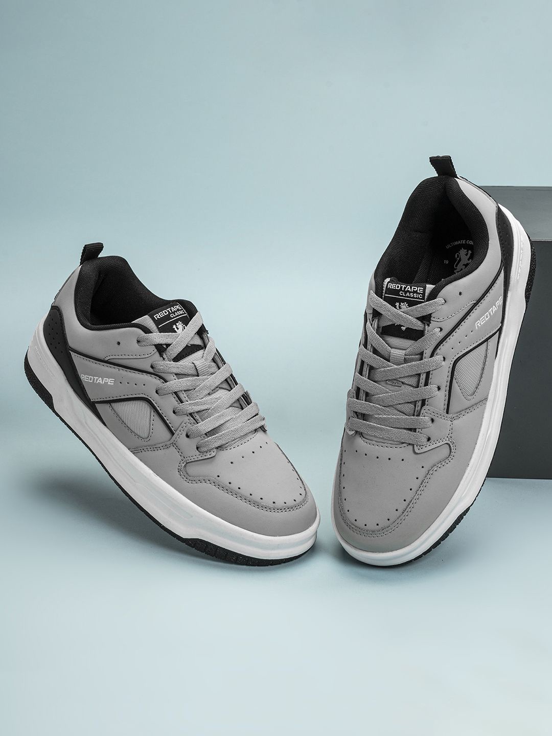 

Red Tape Men Round Toe Sneakers, Grey