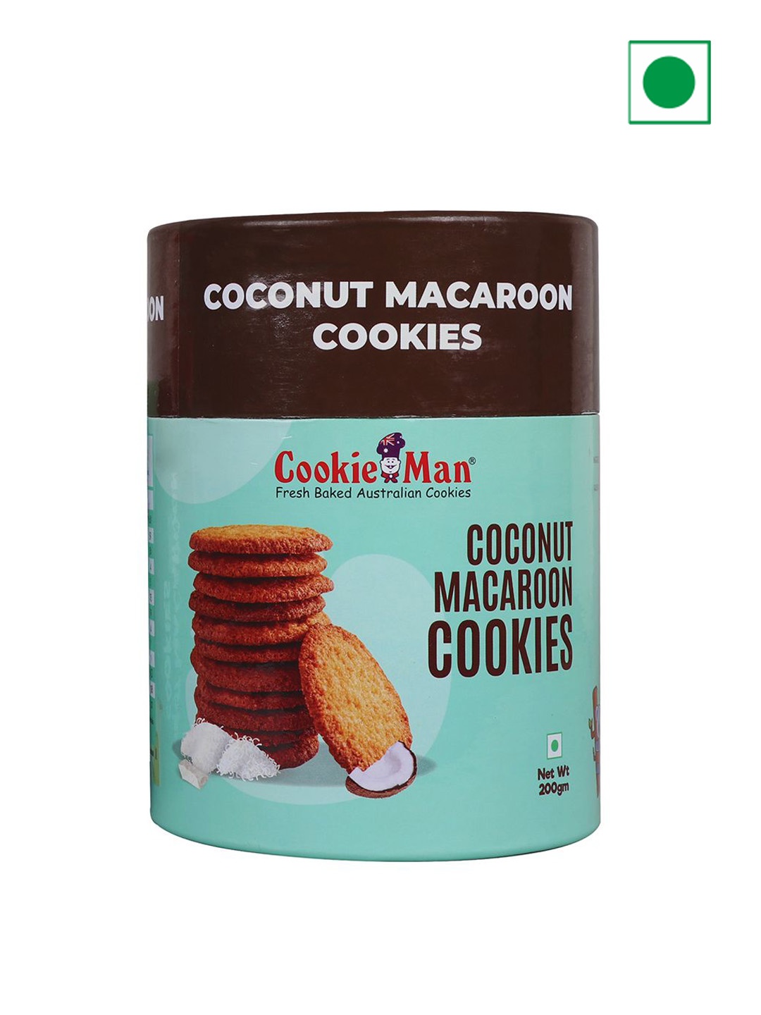 

Cookieman Premium Coconut Cookies - 200g, Brown