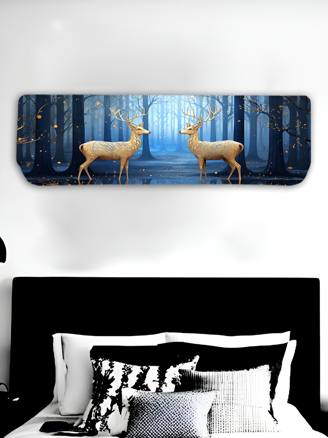 

MARUTI ENTERPRISE Blue & Beige Printed Split AC Cover