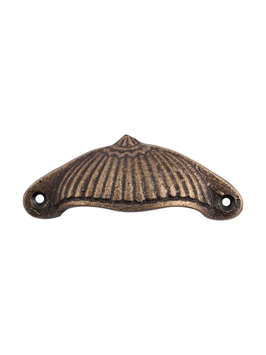 

Indianshelf Bronze-Toned Striped Metal Cute Dresser Handle