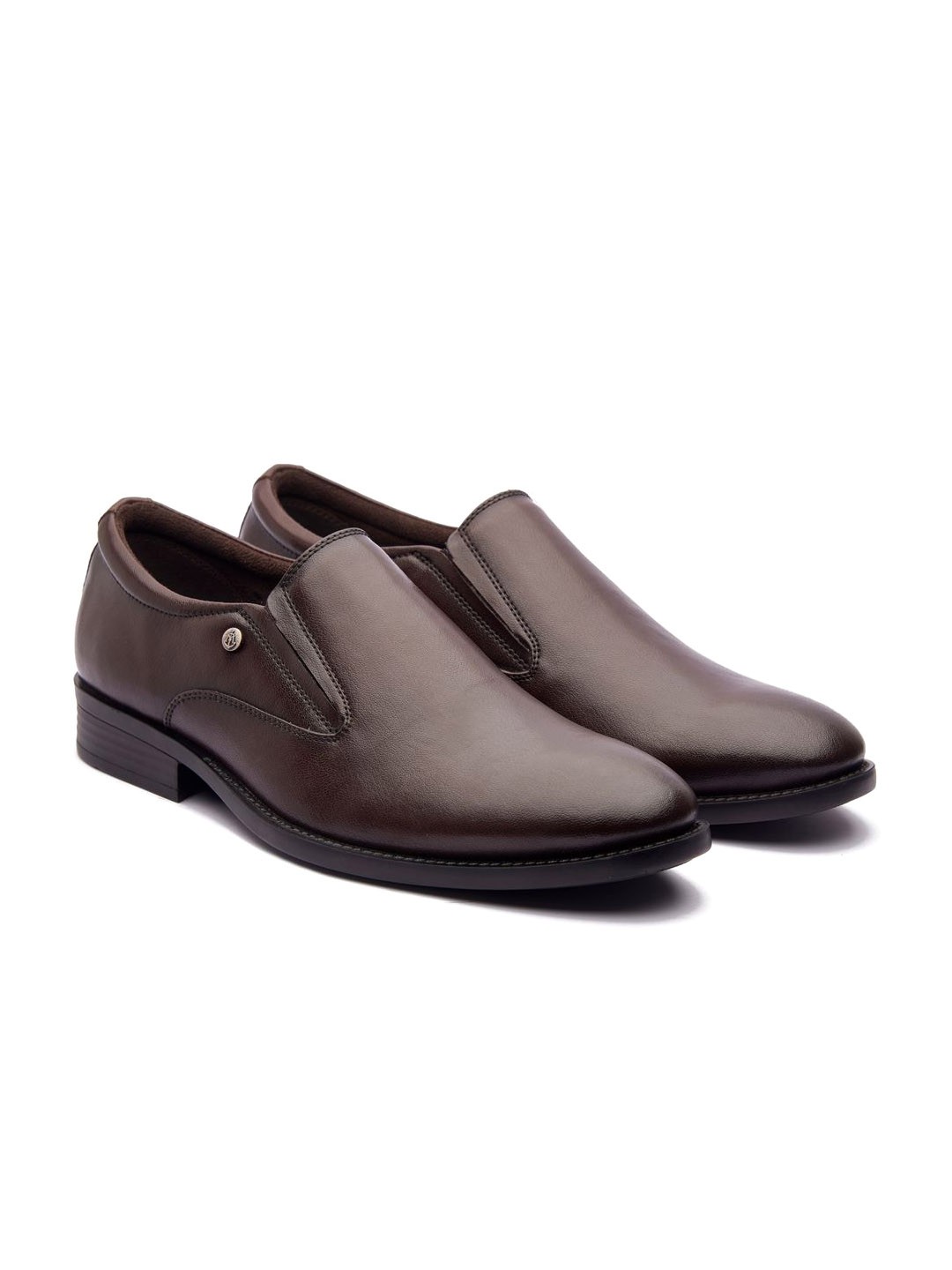 

MICHAEL ANGELO Men Slip-Ons Formal Shoes, Brown