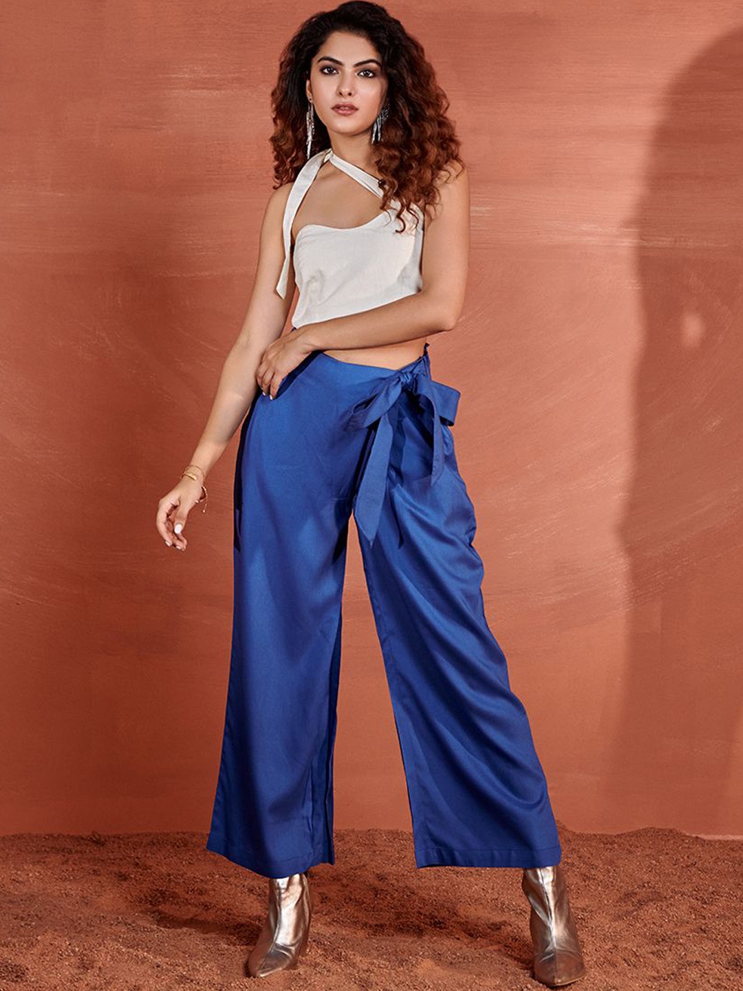 

Aamili Women Trousers, Blue