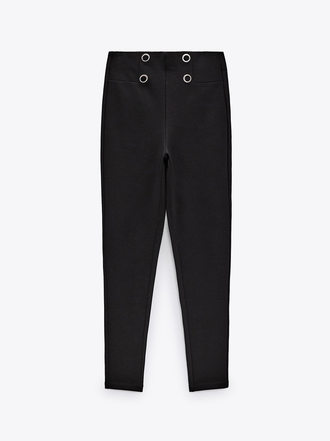 

ZARA Women Chinos Trousers, Black