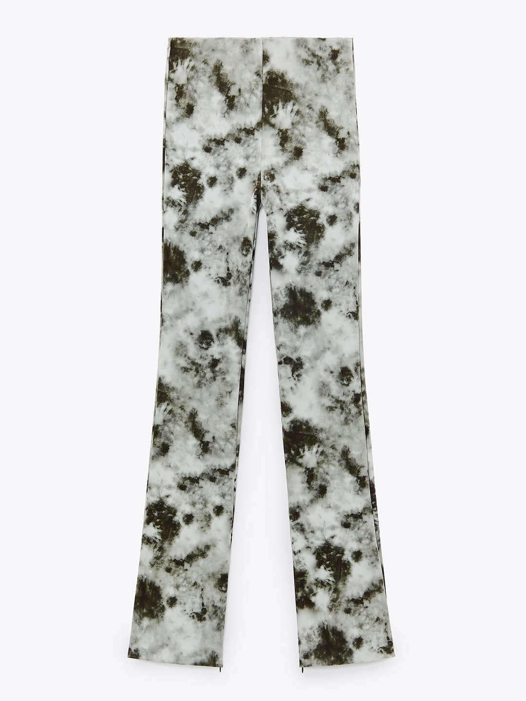 

ZARA Women Camouflage Printed Trousers, Khaki