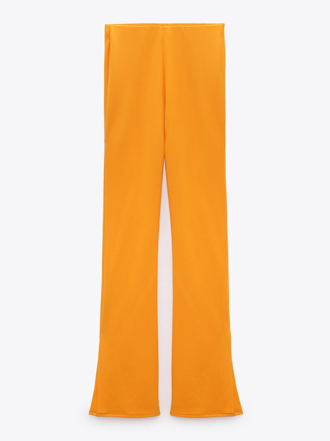 

ZARA Women Trousers, Orange