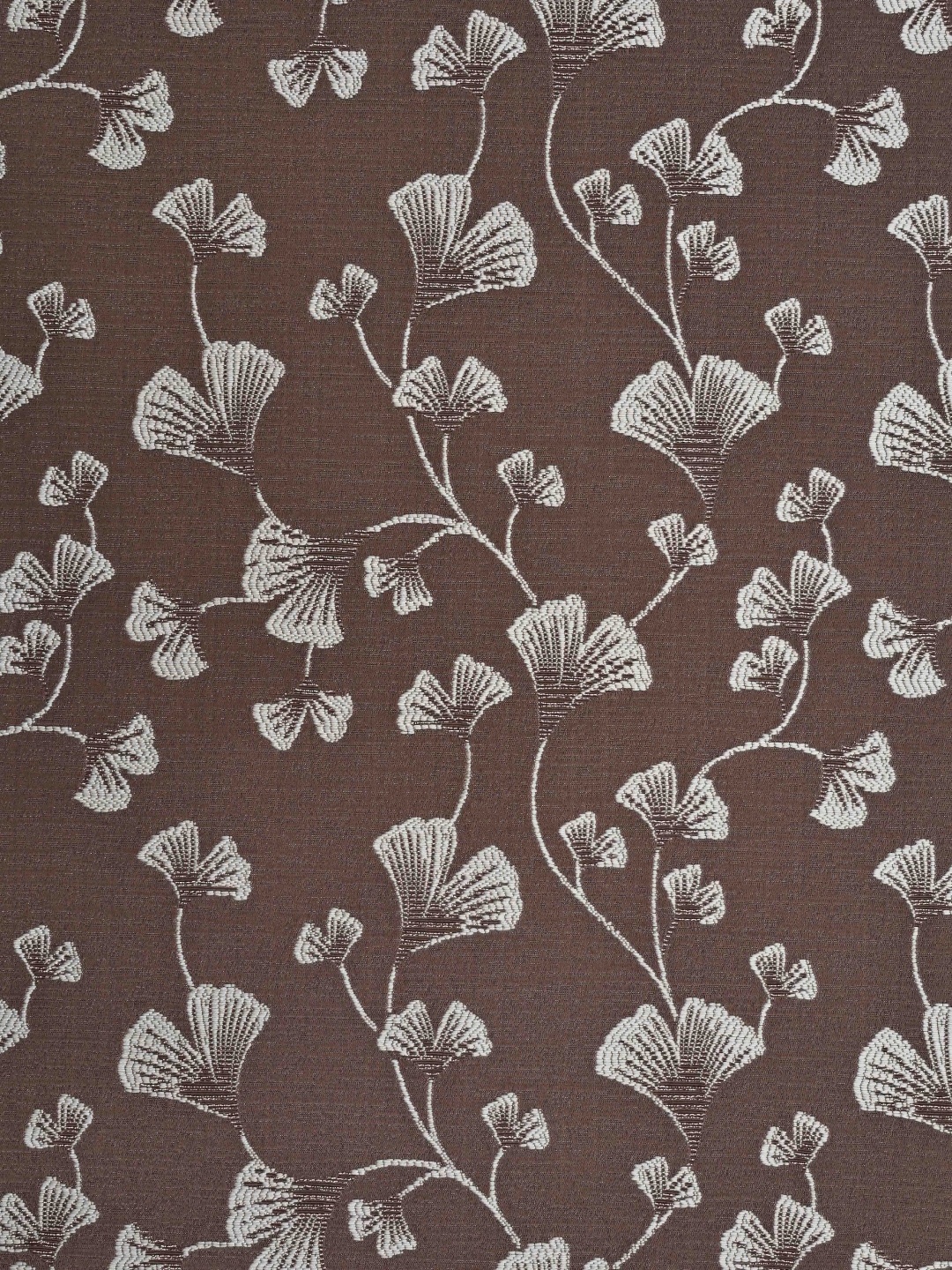 

Ariana Tranquil Brown & White Floral Printed Room Darkening Lining Door Curtain