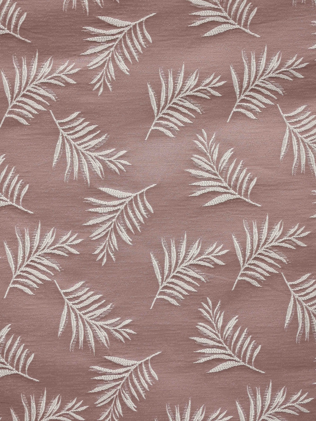 

Ariana Airy Rose Gold & White Floral Printed Room Darkening Window Curtain