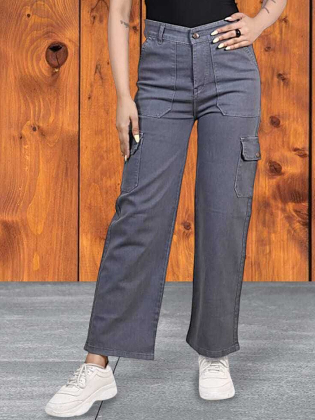 

Hayler Women Regular Fit Stretchable Jeans, Grey