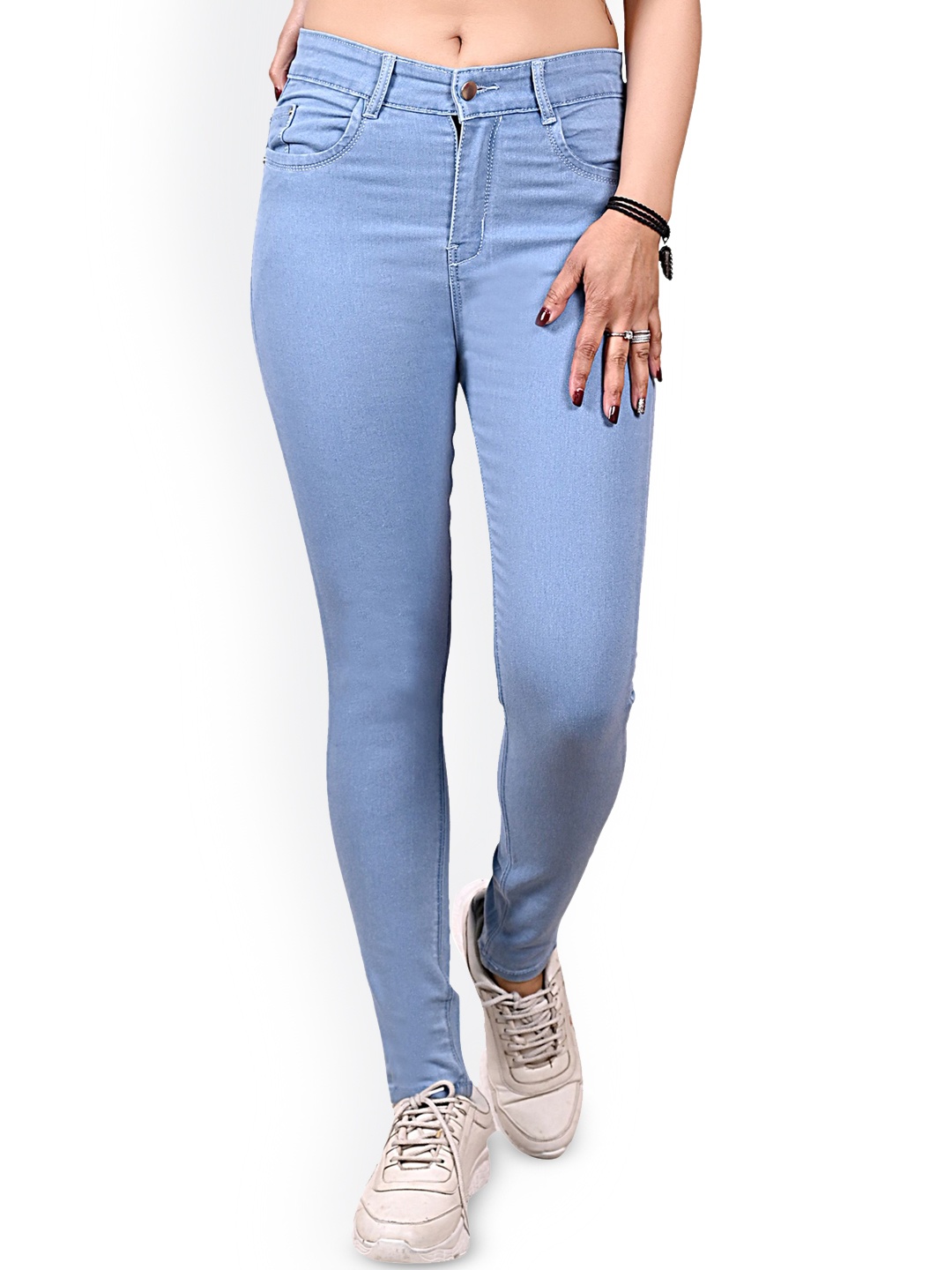 

Hayler Women Skinny Fit Stretchable Jeans, Blue
