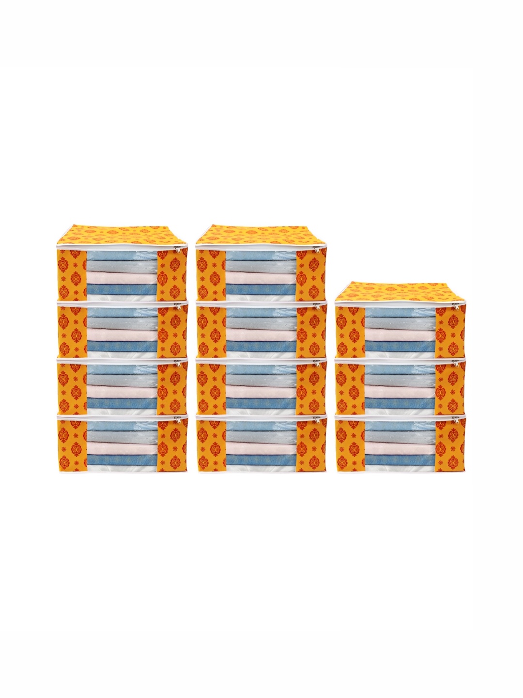

ANKIT INTERNATIONAL Orange Set of 11 Super Strong Multi-Utility Organisers