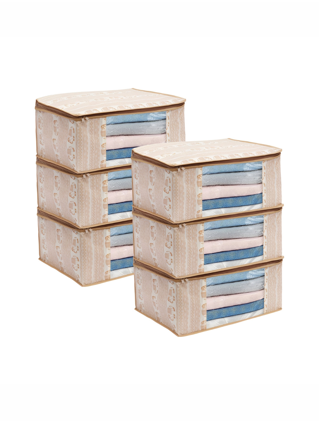 

ANKIT INTERNATIONAL Brown Set of 6 Super Strong Multi-Utility Organisers