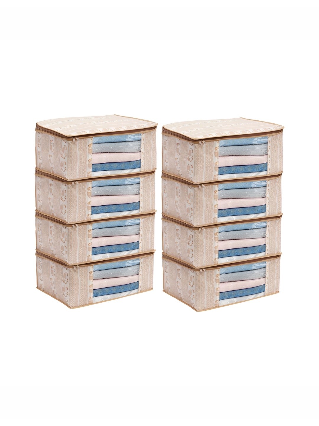

ANKIT INTERNATIONAL Brown Set of 8 Super Strong Multi-Utility Organisers