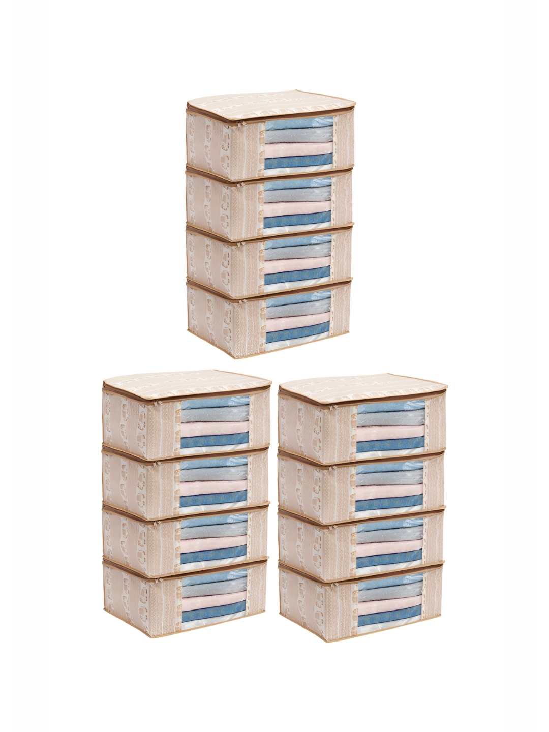 

ANKIT INTERNATIONAL Brown Set of 12 Super Strong Multi-Utility Organisers
