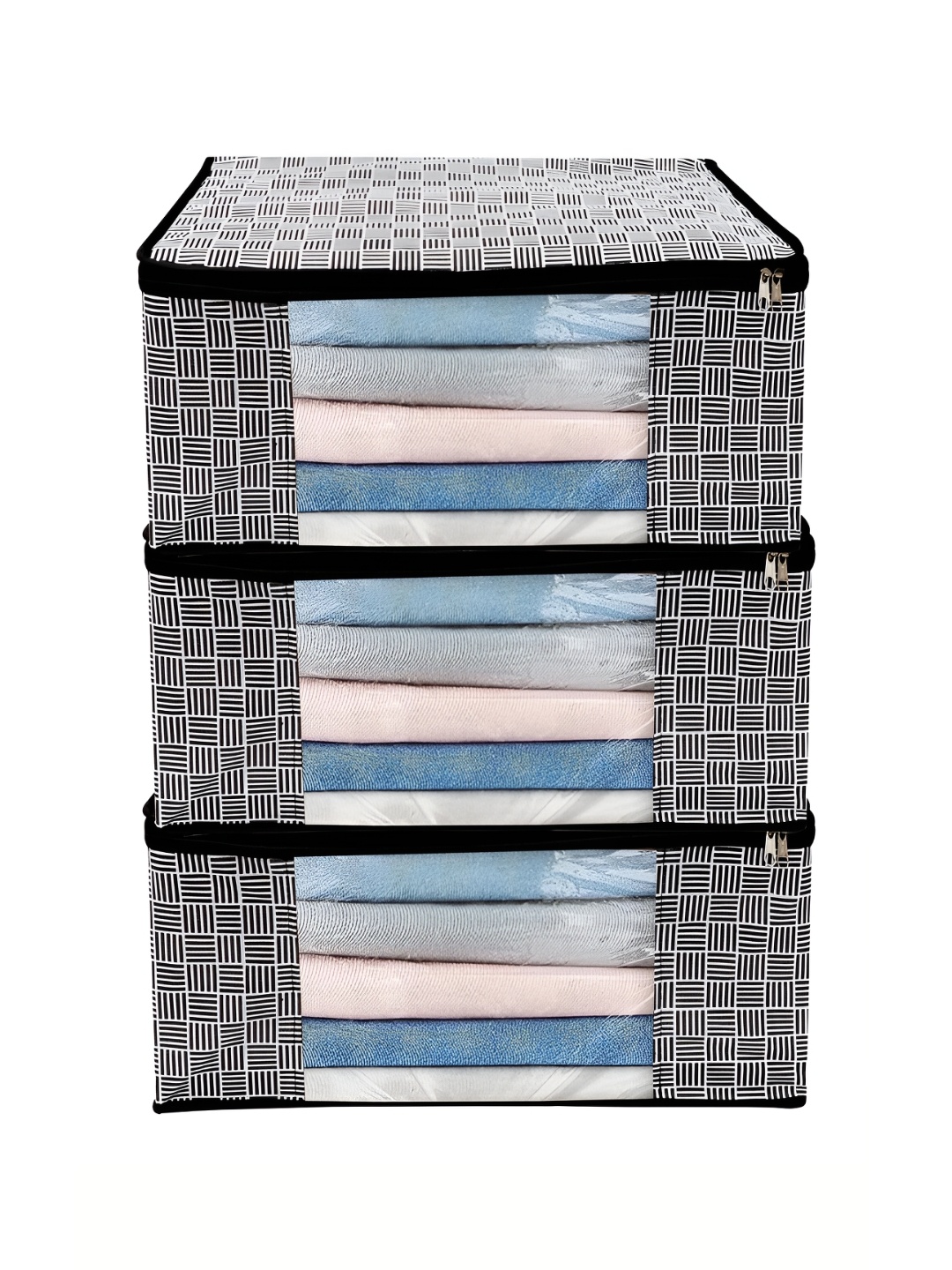 

ANKIT INTERNATIONAL Black Set of 3 Super Strong Multi-Utility Organisers