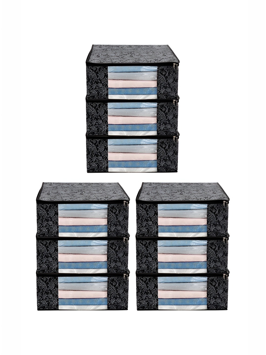 

ANKIT INTERNATIONAL Black Set of 9 Super Strong Multi-Utility Organisers