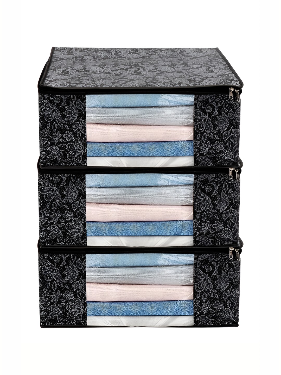 

ANKIT INTERNATIONAL Black Set of 3 Super Strong Multi-Utility Organisers