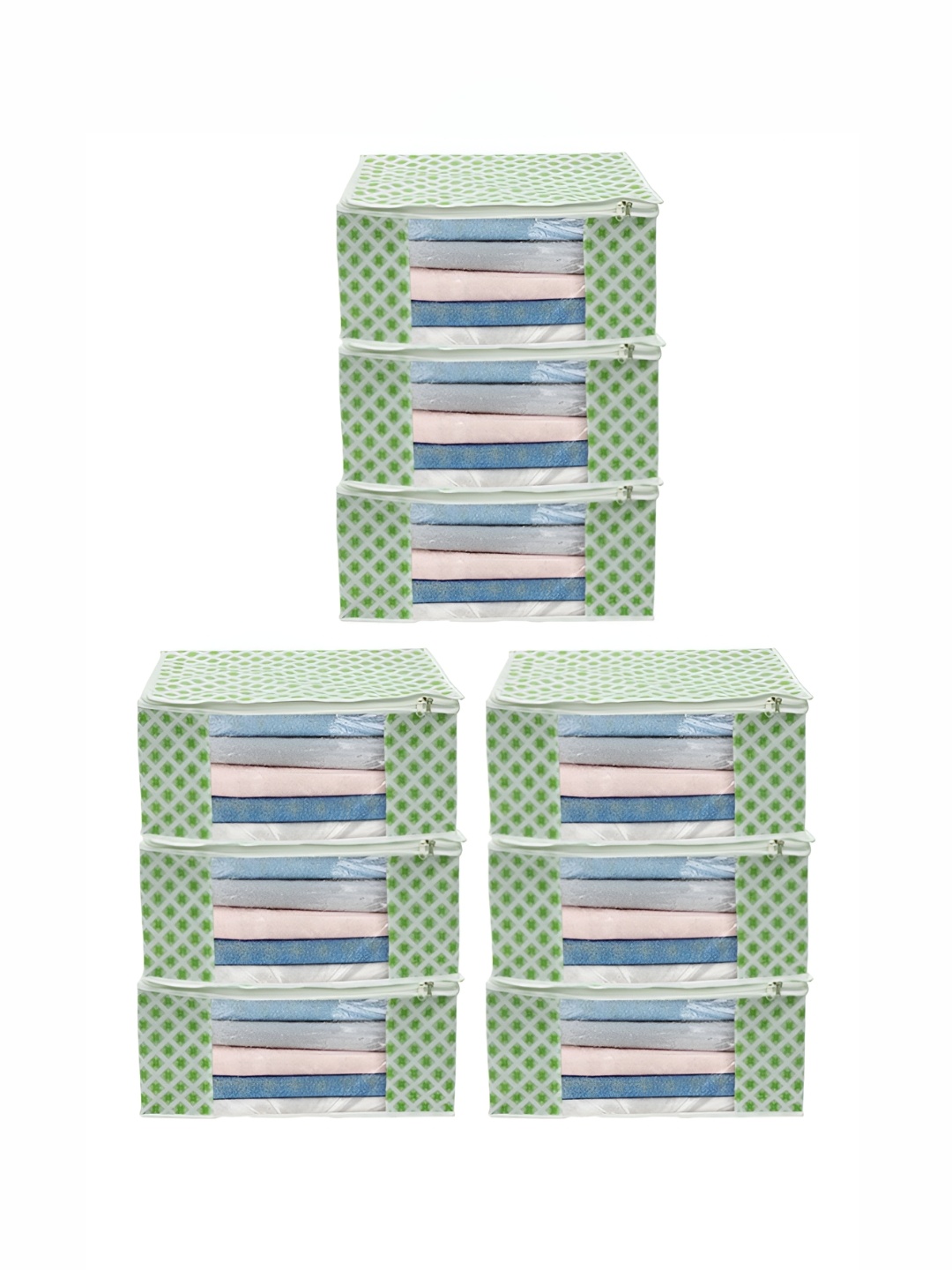 

ANKIT INTERNATIONAL Green Set of 9 Super Strong Multi-Utility Organisers