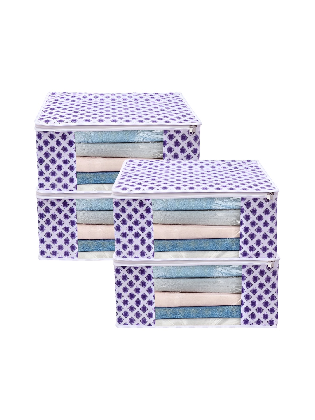 

ANKIT INTERNATIONAL Blue Set of 4 Super Strong Multi-Utility Organisers
