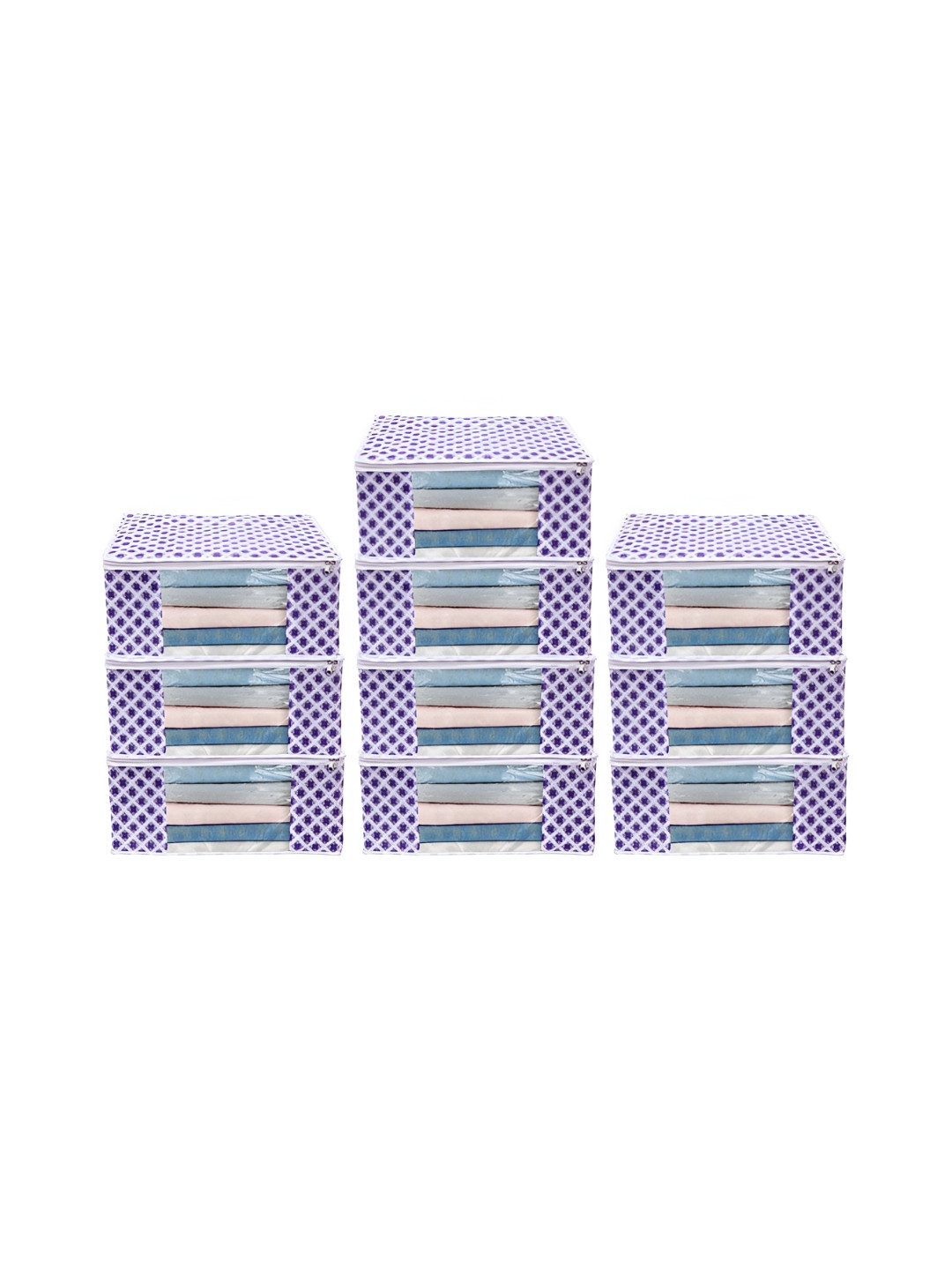 

ANKIT INTERNATIONAL Blue Set of 10 Super Strong Multi-Utility Organisers