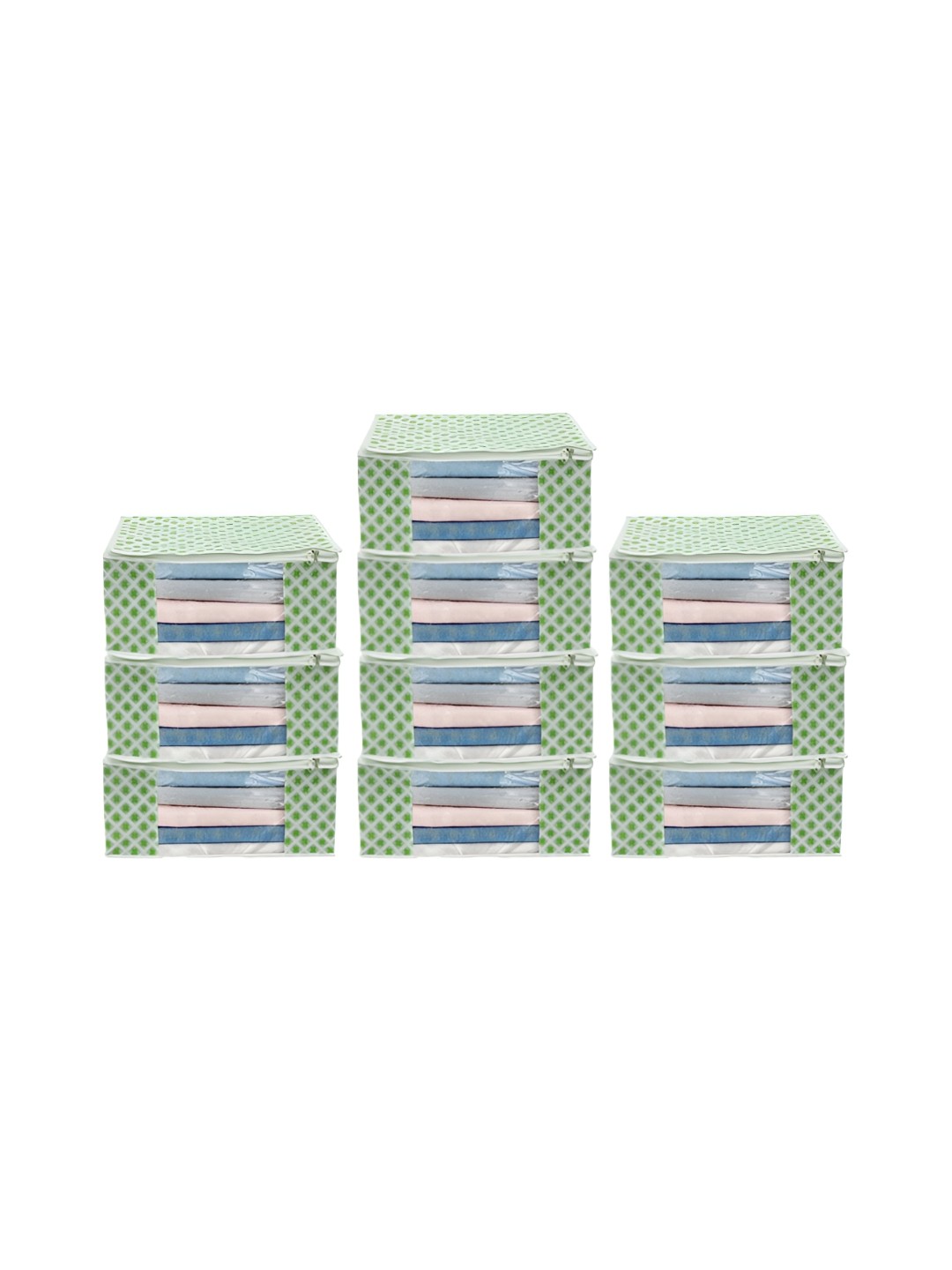

ANKIT INTERNATIONAL Green Set of 10 Super Strong Multi-Utility Organisers