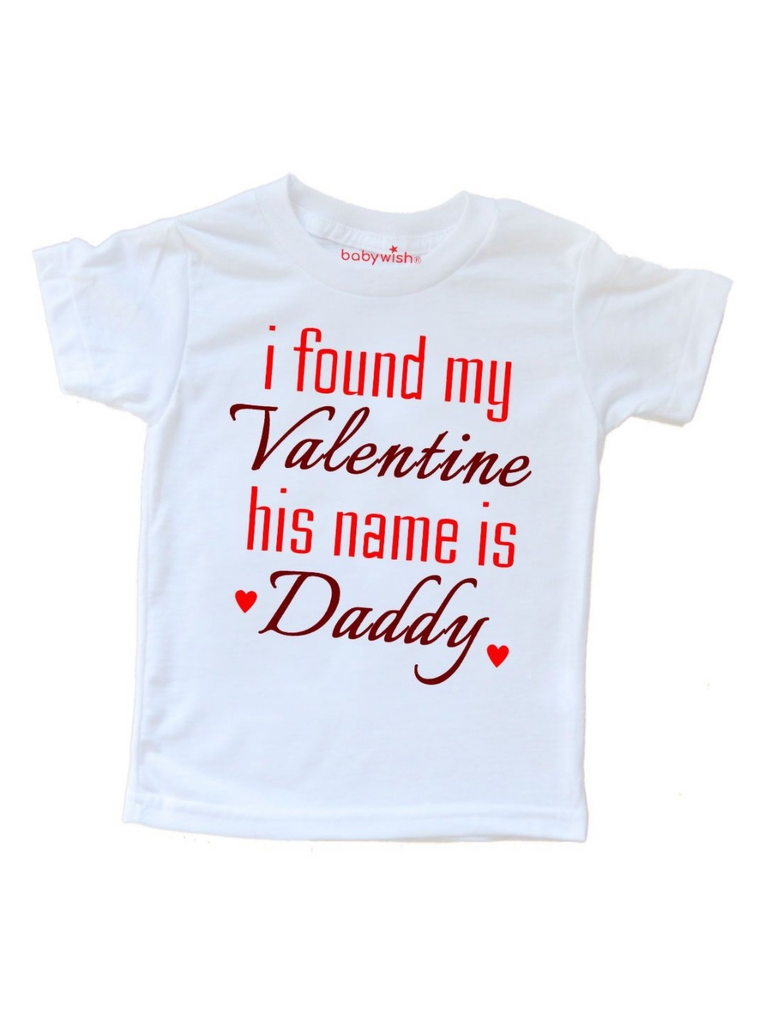 

Babywish Unisex Kids Typography Printed Round Neck Cotton T-shirt, White