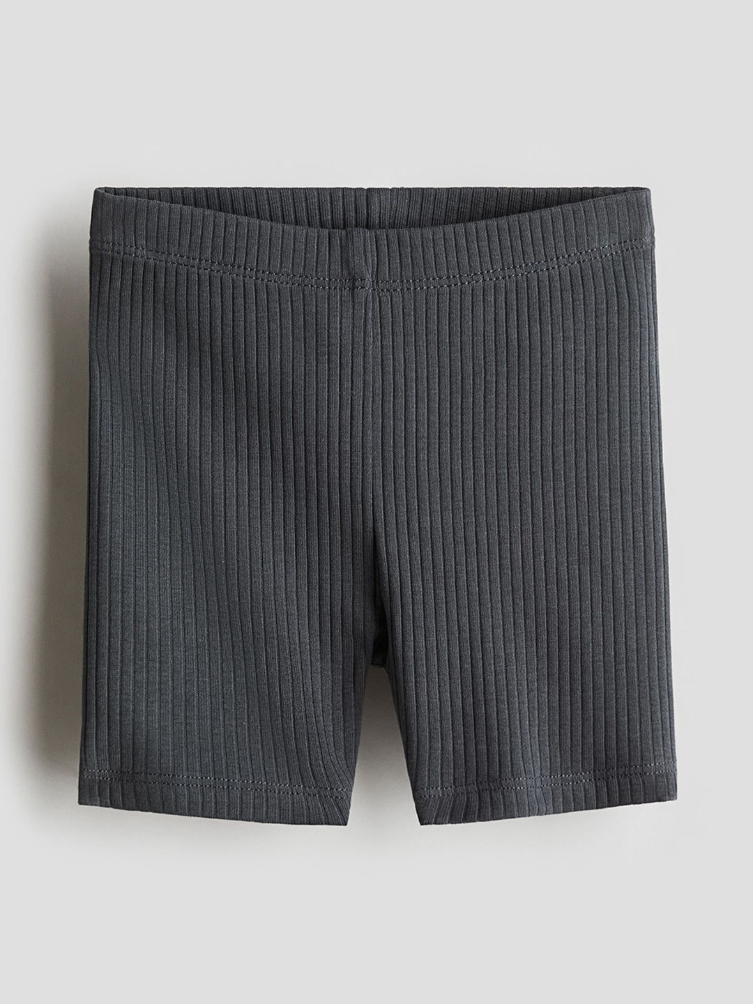 

H&M 3-Pack Ribbed Cycling Shorts, Grey