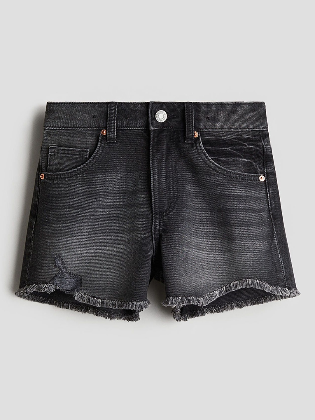 

H&M Denim Shorts, Black