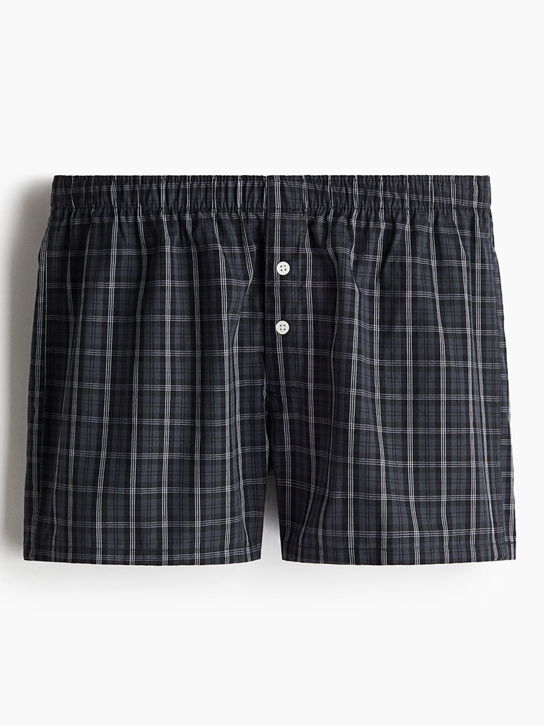 

H&M 3-Pack Woven Cotton Boxer Shorts, Black