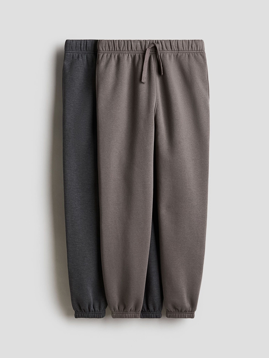 

H&M 2-Pack Brushed-Inside Joggers, Beige