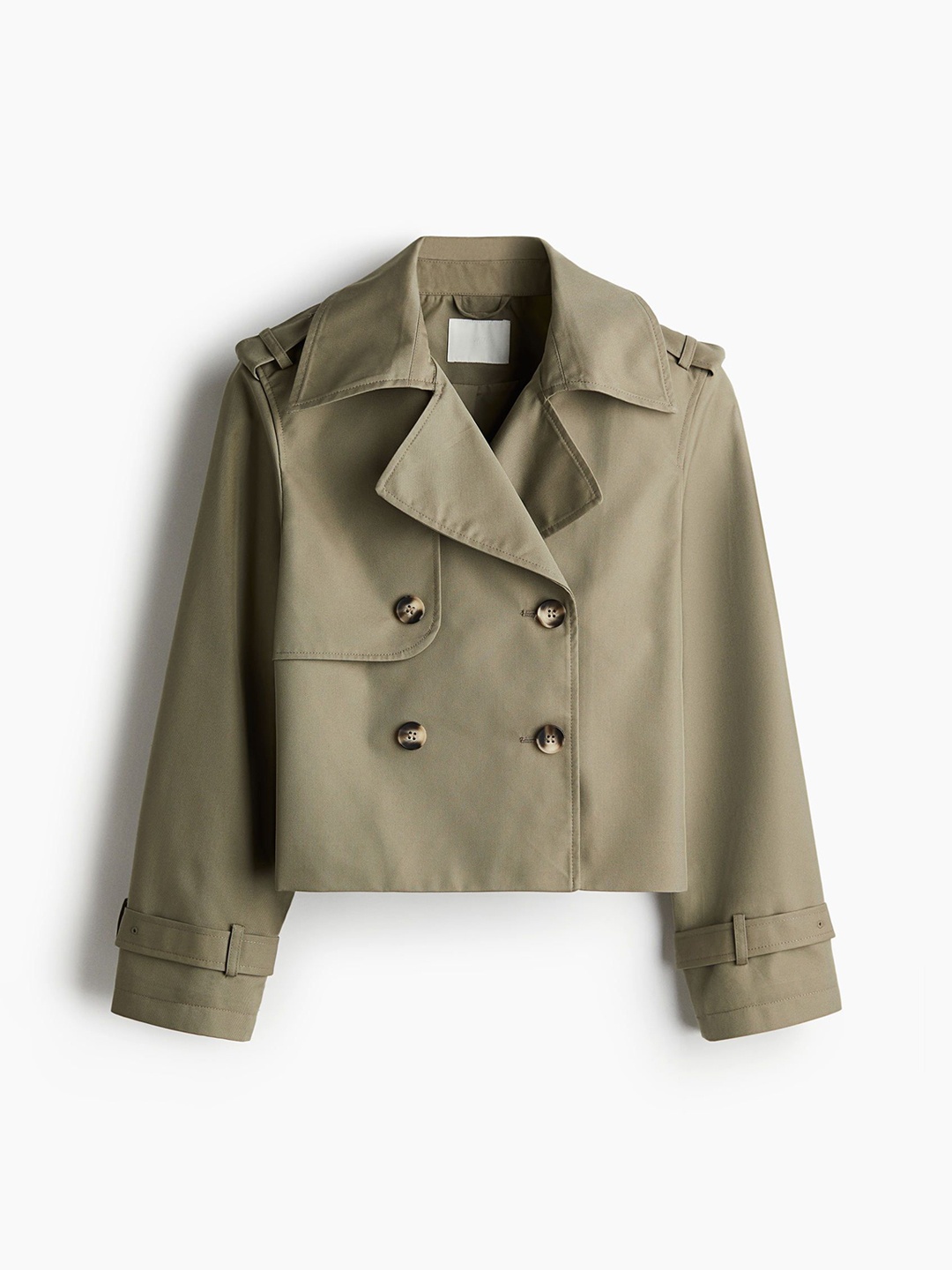 

H&M Trench-Look Jacket, Olive