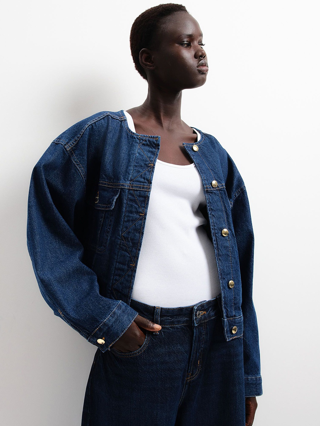 

H&M Denim Jacket, Blue