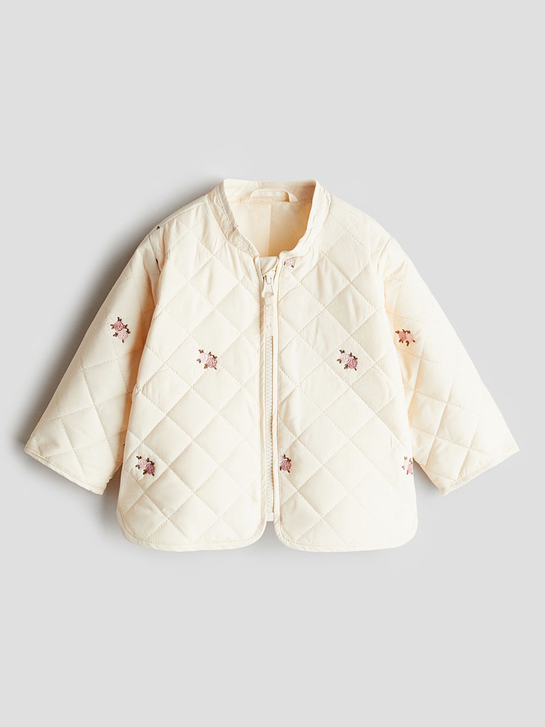 

H&M Quilted Jacket, Beige