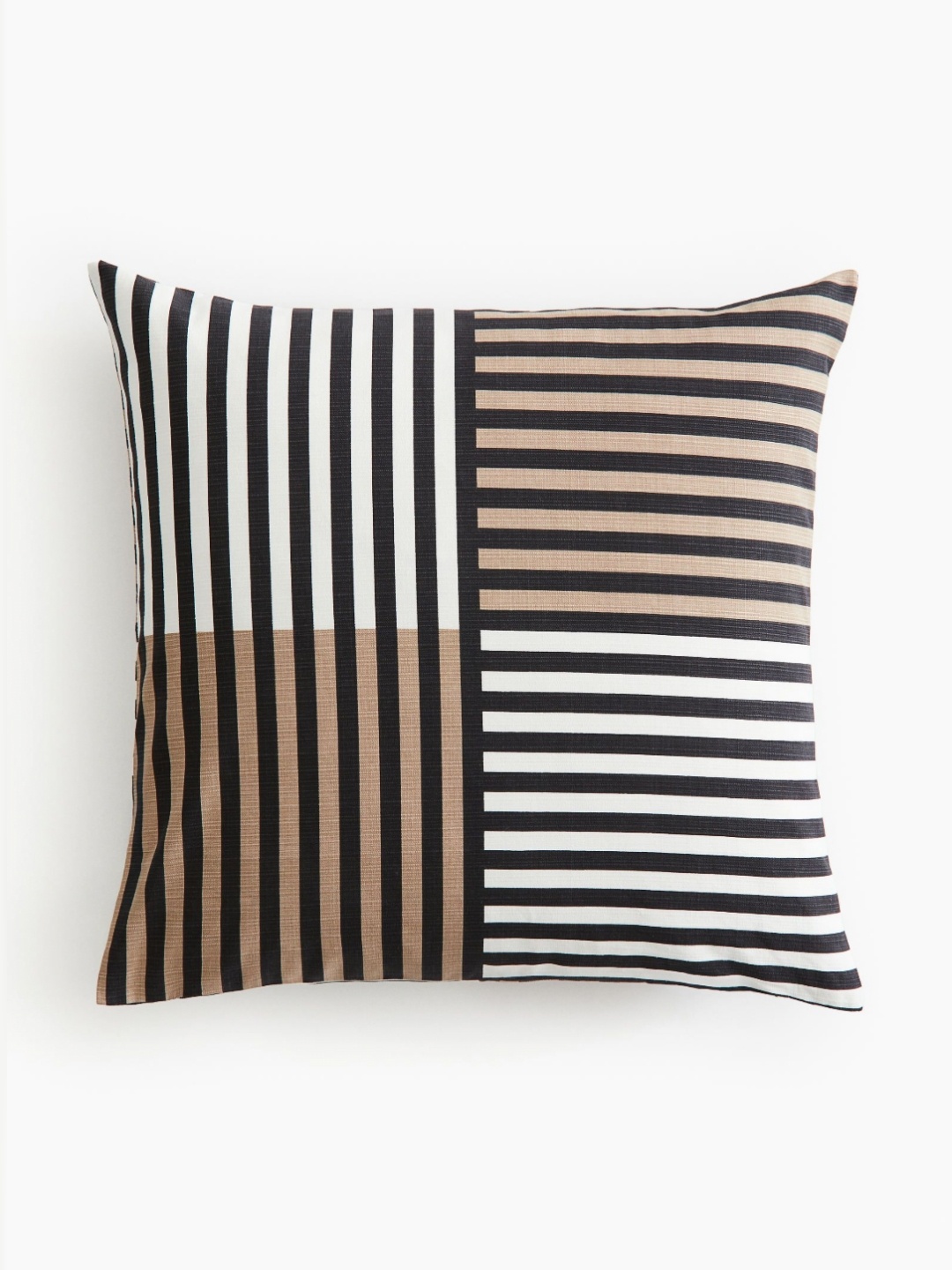 

H&M Black Pure Cotton Patterned Cushion Cover
