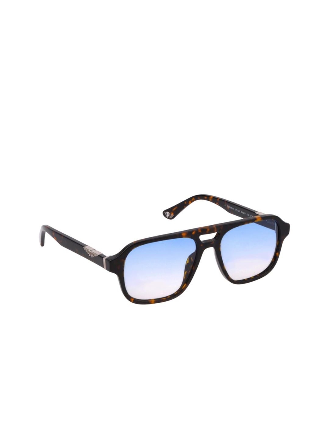 

Police Men Square Sunglasses with UV Protected Lens SPLL83K56714SG, Blue