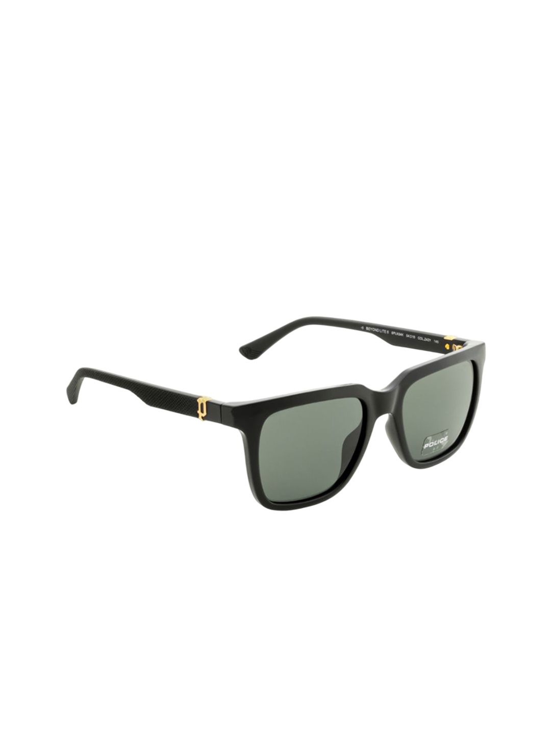 

Police Men Square Sunglasses with UV Protected Lens SPLN34K54Z42YSG, Green