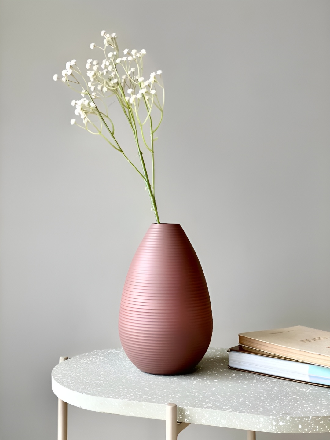 

Mason Home Rusty Pink Amphora Oval Medium Vase